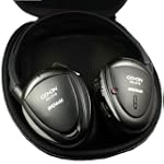 Foldable Comfortable Stereo Acoustic Noise Noise Canceling On-ear Headphones with Gift Case and Dual Plug Adaptor