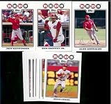 2008 Topps Cincinnati Reds Series 1&2 Baseball Cards Complete Team Set of 21 cards including Ken Griffey Jr, Edinson Volquez, Johnny Cueto, Joey Votto and more !