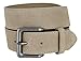 Square or Oval Antique Buckle Casual Jean Suede Leather Belt 1-1/2