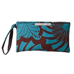 Global Girlfriend Ugandan Waxcloth Wristlet - Green