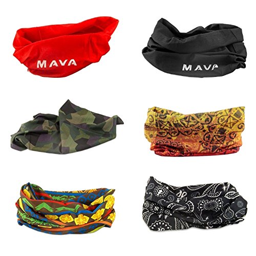 Set of 6/4/2 PCS Multipurpose 12 in 1 Headbands