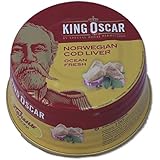 King Oscar Cod Liver in Own Oil, 6.67-Ounces Tins, 190 Gram, (Pack of 3)