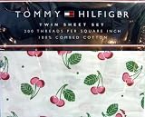 Tommy Hilfiger Twin Sheet Set Morgan Hill Pink Cherry/Cherries Sheets