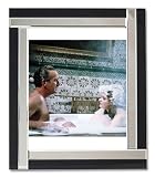 David Niven As Sir James Bond From Casino Royale 1 Colour Movie Photo Luxury Framed 25x20cm Photograph colour Choice Of Four Section Mirror And Black Glass Frame Or Real Capiz Shell Frame