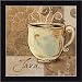 Java by Jo Moulton Coffee Sign Kitchen Décor 13.5×13.5 in Framed Art Print Picture