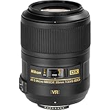 Nikon AF-S DX Micro NIKKOR 85mm f/3.5G ED Vibration Reduction Fixed Zoom Lens with Auto Focus for Nikon DSLR Cameras