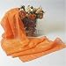 Silk Fashion Scarf Shawl by TexereSilk, Hand Painted 100% Silk Chiffon Scarves for Women -- Tangerine Sophisticate