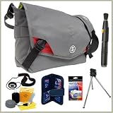 Crumpler MD0709A 7 Million Dollar Home Grey/ Red Bag + Accessory Kit