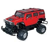 スカイネット 1/10 フルファンクション デジタル プロポーショナル RCカー No.06 デジタル HUMMER H2 レッド