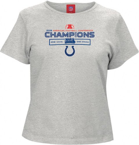Buy Indianapolis Colts 2006 AFC Conference Champions Ladies Victory Tee