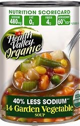Health Valley 14 Garden Vegetable Soup, 15 Ounce Cans (Pack of 12)