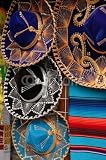 Wallmonkeys Peel and Stick Wall Decals - Mexican Hats and Blankets - Removable Graphic