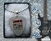 Guns n Roses (Lies) Metal Guitar Pick Necklace Boxed