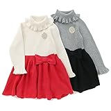 Lily ivory(リリー アイボリー) ワンピース (80～130cm) キムラタンの子供服 (71136x71436-163) ブラック 100