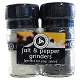 Sea Salt and Black Pepper Table Grinders