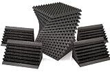 Sonic Homework Acoustic Sound Foam kit, incl. 48 Sqft. 2-in. thick Pyramid Foam and 2 Corner Bass Traps