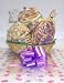 Scott's Cakes Large Easter Garden Dreams Cookie Basket with No Handle Bunny Hop Wrapp...