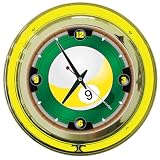 9-Ball 14-inch Neon Wall Clock (fls)