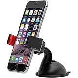 Car Mount, HAWEEL&reg; Universal Windshield Car Cradles for Smart Phones, Apple iPhone 6 /Plus / 5S / 5C / 4 / 4S / 3G, Samsung Galaxy S6 / S5 / S4, Galaxy NOTE 4, Motorola Droid RAZR / MAXX, HTC EVO 4G, HTC One X, LG Revolution, GPS Holder