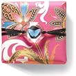 Butterfly Pink - Ginger Rosewood Fringe Studio Gypsy Wrapped Soap With Crystal