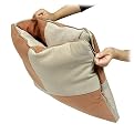 Checkered Magic Cushion - Brown/ Tan