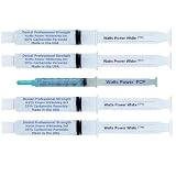 Watts Power Pro 35% Teeth Whitening Gels - 4 Huge 10ml Gels Plus NEW FCP Enamel Gel / 40ml