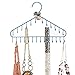 26 Hook Hanging Closet Jewelry Organizer ~ Jewelry Hanger (Purple)