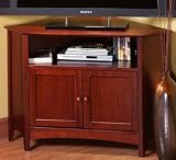 Hawthorne Corner Tv/vcr Stand 30hx43.5w Dark Cherry