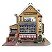 O Gauge 1:48 Scale Corner SUPERMART Cardboard Model Making Kit The CityBuilder Model Railroad Building