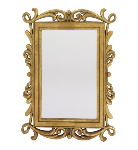 Gold Effect Ornate Framed Mirror