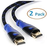 Aurum Ultra Series - High Speed HDMI Cable with Ethernet 2 Pack - (30 FT) - CL3 Certified - Supports 3D & Audio Return Channel - Full HD [Latest Version] - 30 Feet (2 Pack)