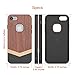 Slicoo iPhone 7 Case, Slim Wood Protective Cover Case for iPhone 7 (2016) - Nature Series