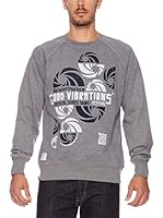 Seventy Seven Sudadera Good Vibes (Gris)