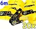 P R O F I S P A N N G U R T E 
20 x ZURRGURTE mit ZURR-RATSCHE
6m 0,8t ENorm
Gepr�fte Gewerbeausf�hrung nach neuester Europ�ischer 
Norm (EN-12195-2)
L�nge:  6 Meter ( Gurtteil mit Ratschenteil)
Gurtbreite: 2,5cm
Last: 800DAN/kg  in 
der Umreifung sowie 400DAN/kg  im geraden Zug
F�r eine komfortable Bedienung mit �berdimensionierter 
Profi-Zurrratsche aus Metall ausgestattet. 
Sichere Qualit�t f�r eine professionele Verwendung!