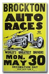 1932 Brockton Massachusetts Poster Print