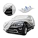 Tecoom LSC05 Breathable Material Classic Zipper Design Waterproof UV-Proof Windproof Car Cover for All Weather Indoor Outdoor Fit 180-195 inches SUV