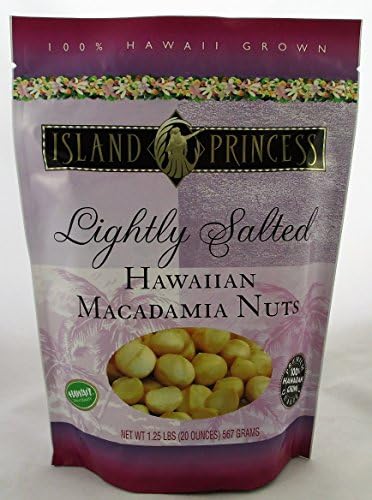 Hawaiian Macadamia Nuts, Premium Quality (1.25 lbs., 567 g) ReSealable Bag (Lightly Salted)