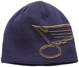 NHL Men's Game Day Reversible Knit Hat (St. Louis Blues, One Size Fits All)