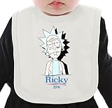 Ricky Sanders ネクタイを有する有機ビブ Medium