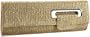 BIG BUDDHA Cosmopolitan Clutch,Tan,one size