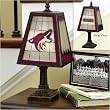 Phoenix Coyotes Memory Company Art Glass Table Lamp NHL Hockey Fan Shop Sports Team Merchandise