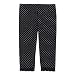 Girls' Lace Leggings - Black Dot