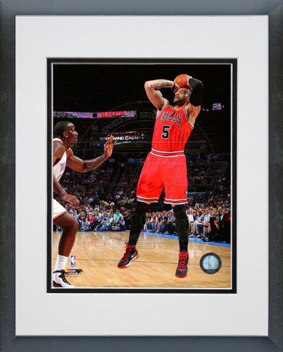 Carlos Boozer Chicago Bulls - NBA Framed and Matted Photo - 2011-12 Action - 16x20 Photo