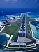 Aerial View of Male Airport, Male, Maldives Photographic Poster Print by Casey Mahane...