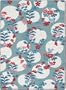 Surya Seventeen Magazine Flirty 2-Feet 1-Inch by 7-Feet 8-Inch Machine Made Rug