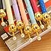 ONOR-Tech Set of 6 Lovely Cute Adorable Crown Design Ballpoint Pen Ball Pen for School, Office, Family use