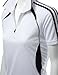 Coolon 2 Tone Collar Zipup Polo T-Shirt White XXL