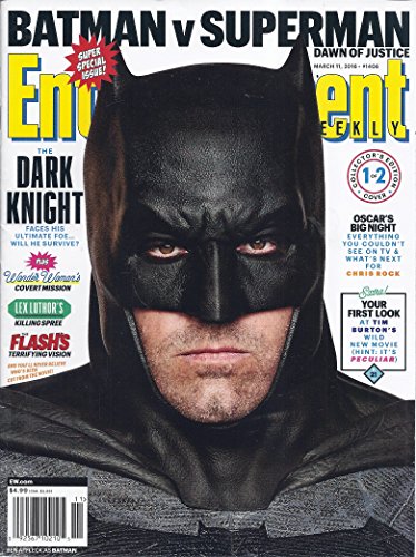 Entertainment Weekly Magazine (March 11, 2016 - Cover: Ben Affleck as Batman - 1 of 2 Covers)