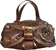 Michael Kors Purse Handbag Genuine Leather Large Satchell Heidi Bronze