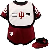 adidas Indiana Hoosiers Crimson Infant 3 Piece Creeper Set
